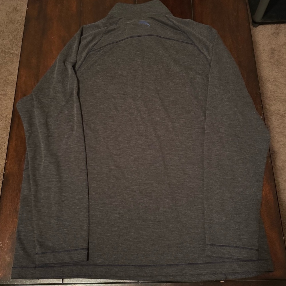 Tommy Bahamas Long Sleeve Quarter-Zip Pullover with Retro Chicago Bears Logo XL - Picture 5 of 7
